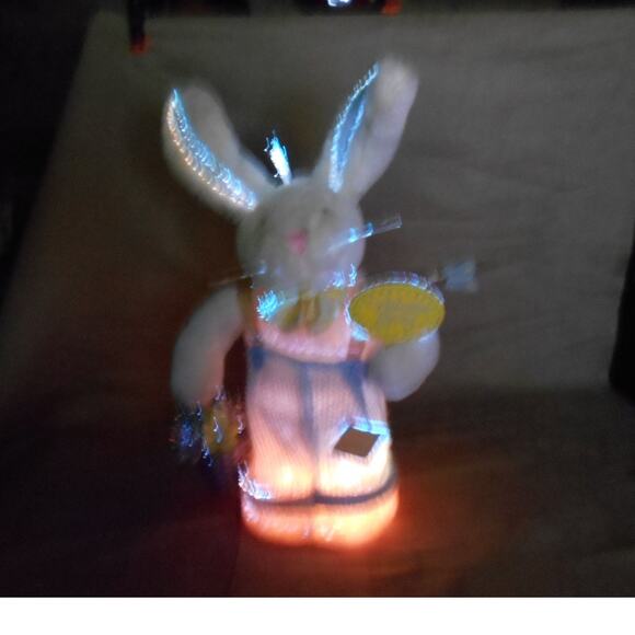 2004 Skippie Fiber Optic Bunny Welcome Spring Avon Easter Rabbit - Picture 9 of 11